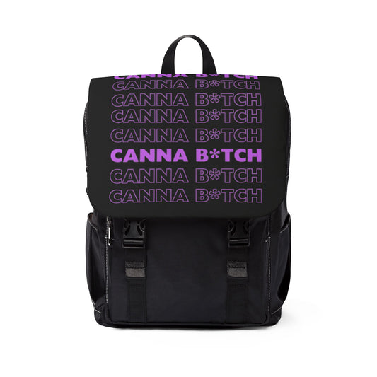 Stacked Go Bag Text CannaB*tch Backpack