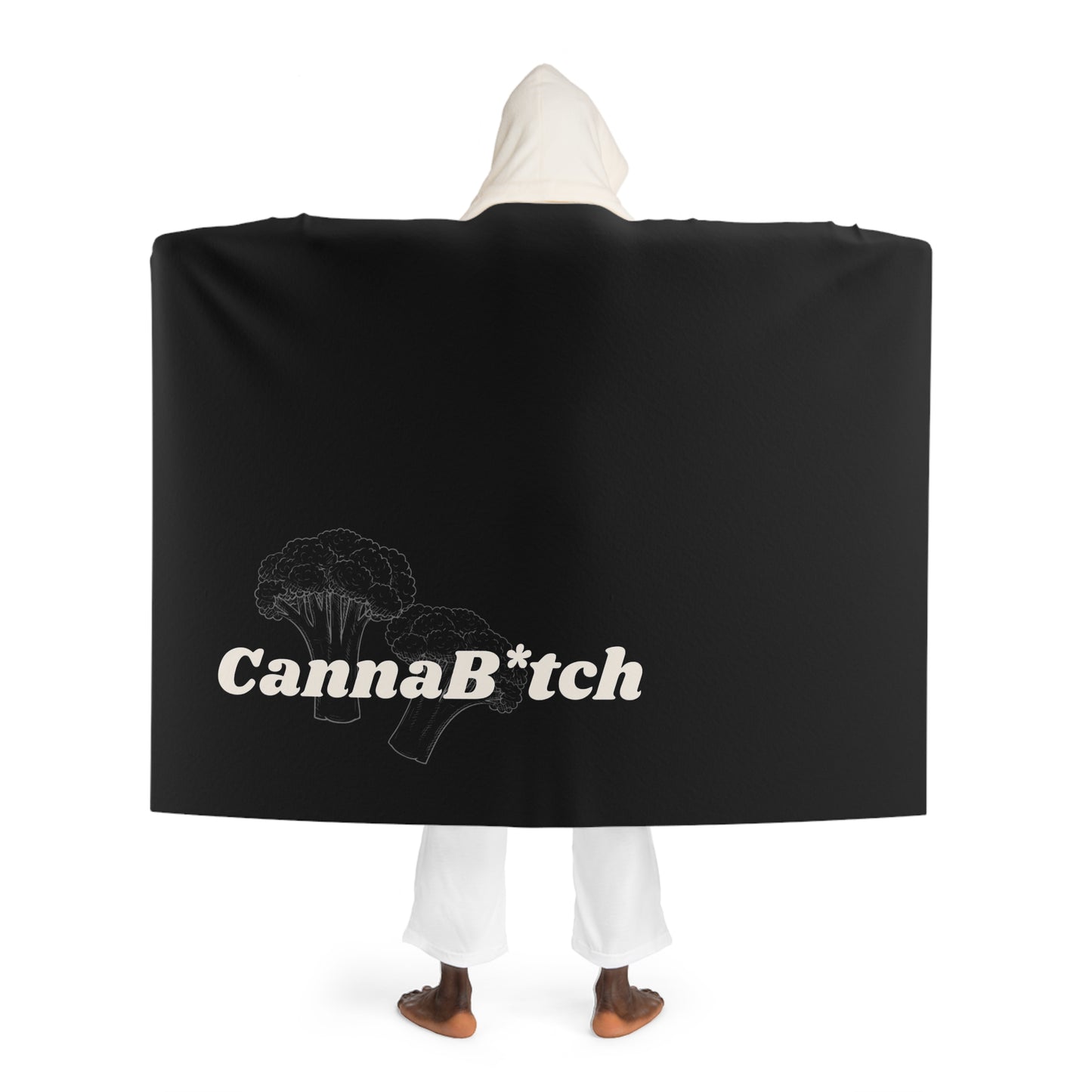 CannaB*tch Hooded Sherpa Fleece Blanket