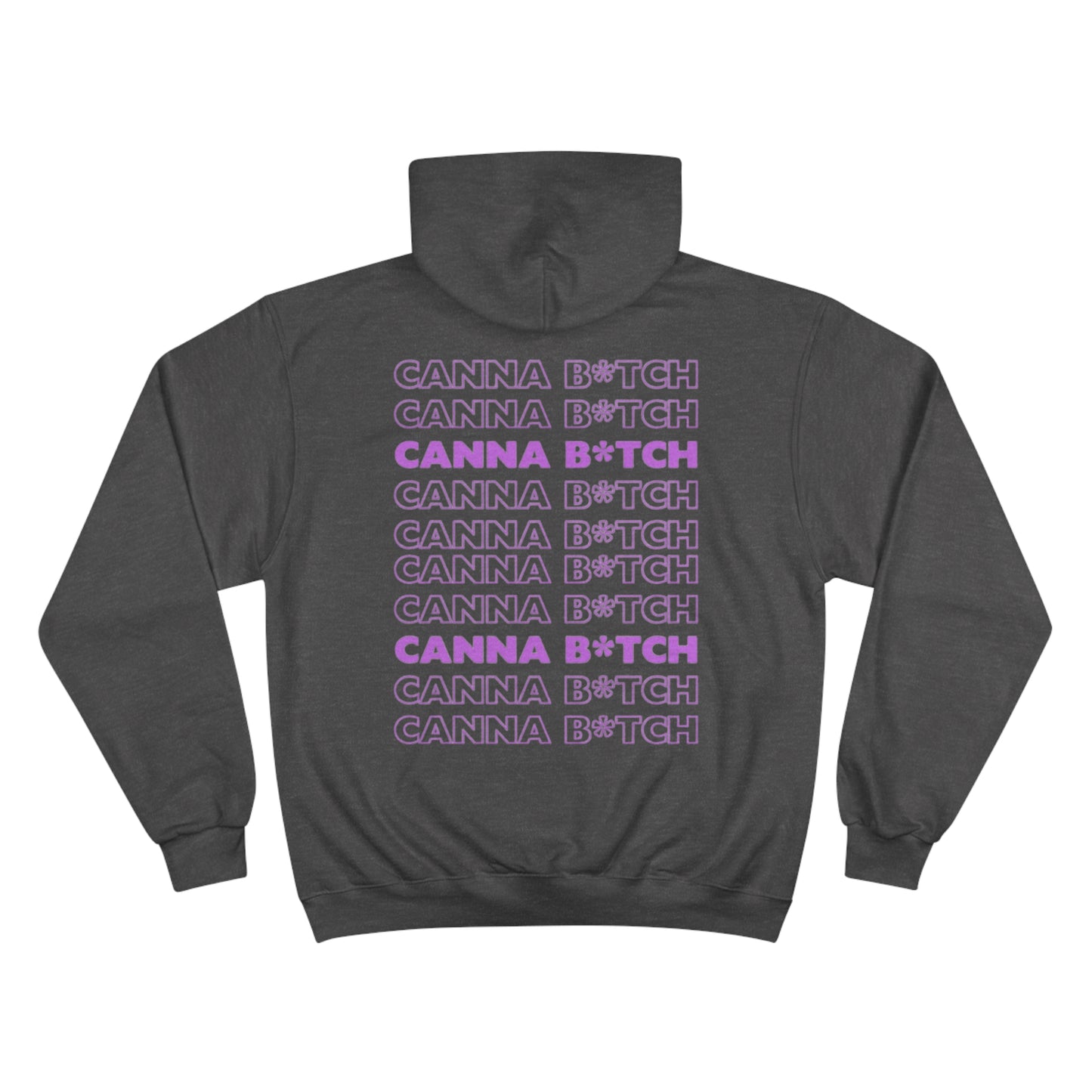 CannaB*tch Go Bag Stacked Text Champion Hoodie