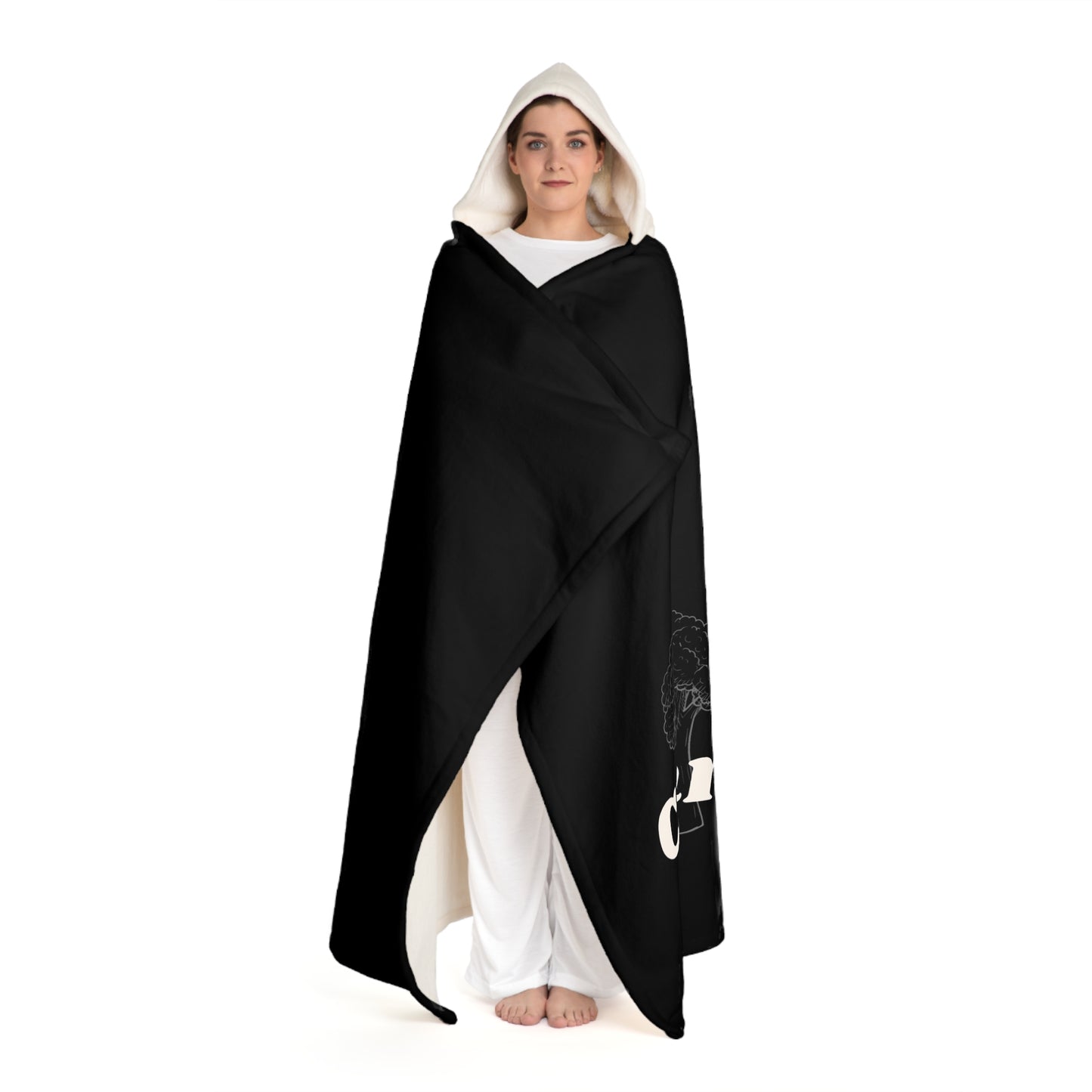 CannaB*tch Hooded Sherpa Fleece Blanket